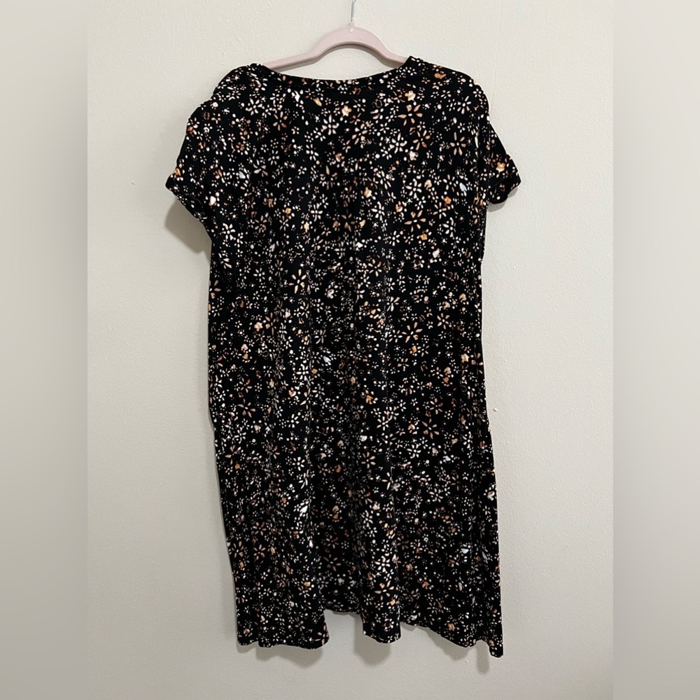 Dillards Westbound Cotton Crew Neck Short Sleeve Mini Dress 2X - Picture 3 of 6